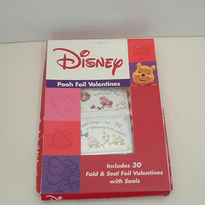 Disney pooh foil valentines 30 trading cards